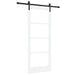 Ușă glisantă ORKDAL Alb 83 x 202 cm Lemn masiv de pin și sticlă - WALTI WALTI