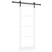 Ușă glisantă ORKDAL Alb 83 x 211 cm Lemn masiv de pin și sticlă - WALTI WALTI
