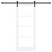 Ușă glisantă ORKDAL Alb 83 x 202 cm Lemn masiv de pin și sticlă - WALTI WALTI