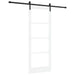 Ușă glisantă ORKDAL Alb 83 x 211 cm Lemn masiv de pin și sticlă - WALTI WALTI