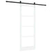 Ușă glisantă ORKDAL Alb 83 x 211 cm Lemn masiv de pin și sticlă - WALTI WALTI