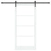 Ușă glisantă ORKDAL Alb 93 x 202 cm Lemn masiv de pin și sticlă - WALTI WALTI