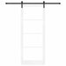 Ușă glisantă ORKDAL Alb 93 x 232 cm Lemn masiv de pin și sticlă - WALTI WALTI