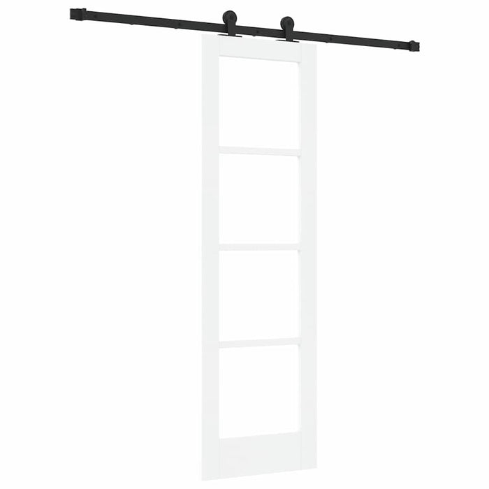 Ușă glisantă ORKDAL Alb și negru 61 x 198,5 cm - WALTI WALTI