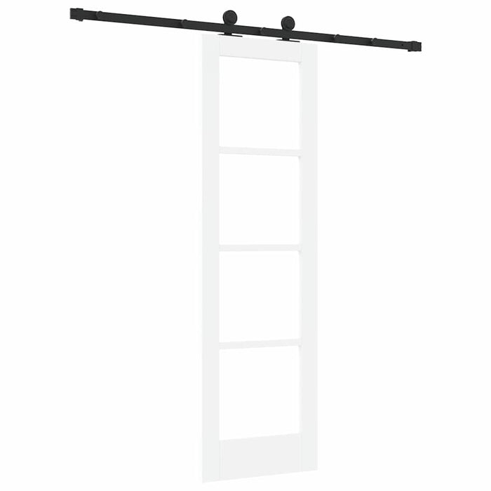 Ușă glisantă ORKDAL Alb și negru 61 x 198,5 cm - WALTI WALTI