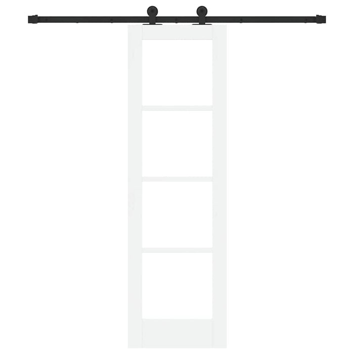 Ușă glisantă ORKDAL Alb și negru 61 x 198,5 cm - WALTI WALTI