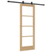 Ușă glisantă ORKDAL Natural și Negru 73,5 x 198,5 cm - WALTI WALTI
