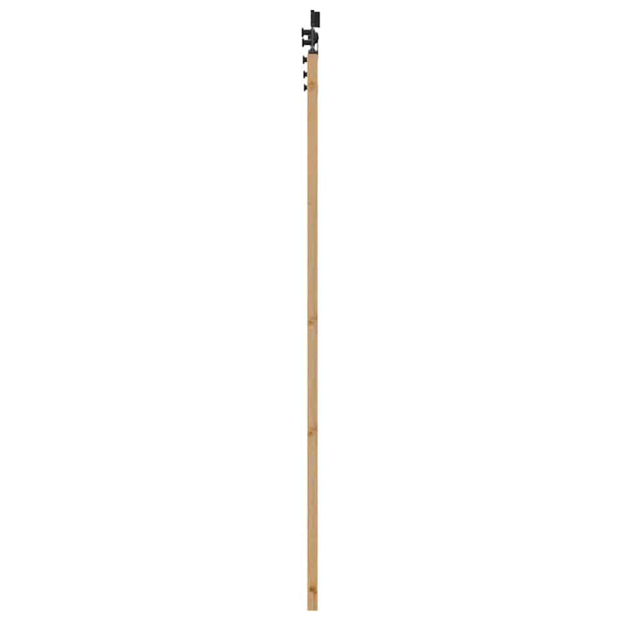 Ușă glisantă ORKDAL Natural și Negru 73,5 x 198,5 cm - WALTI WALTI