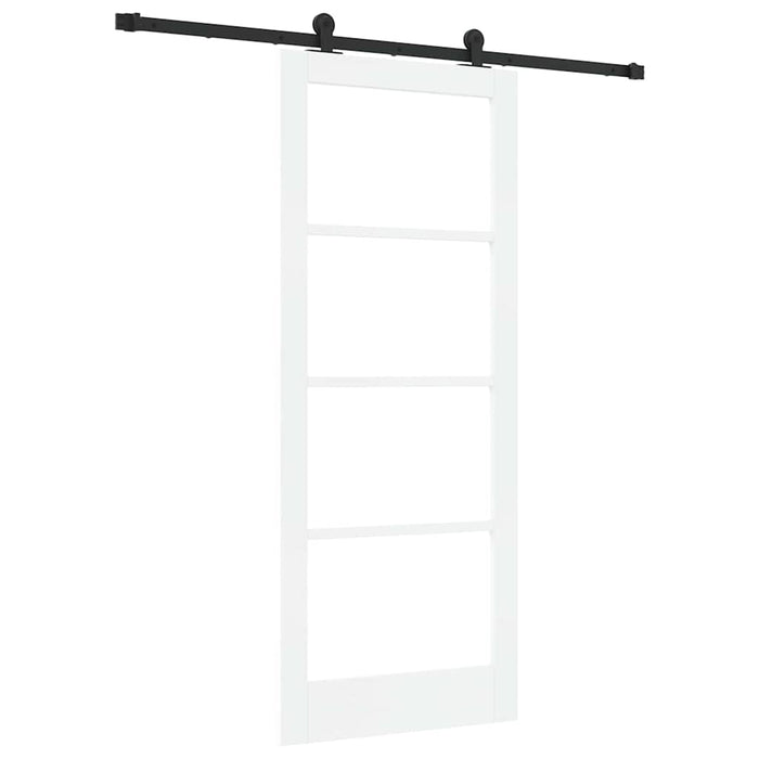 Ușă glisantă ORKDAL Alb și negru 83 x 202 cm - WALTI WALTI