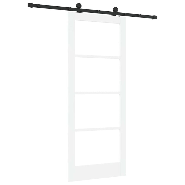 Ușă glisantă ORKDAL Alb și negru 83 x 202 cm - WALTI WALTI