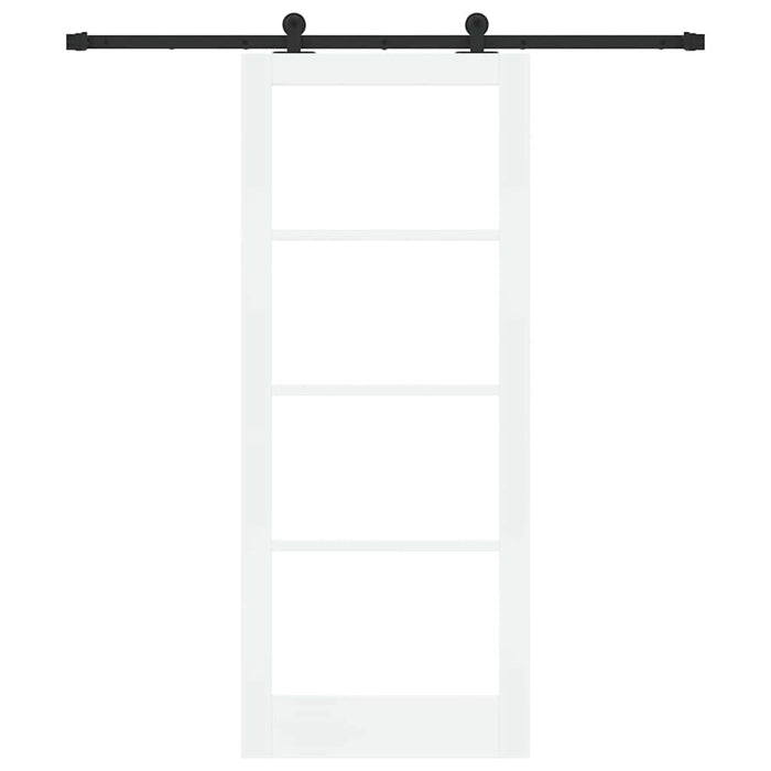 Ușă glisantă ORKDAL Alb și negru 83 x 202 cm - WALTI WALTI