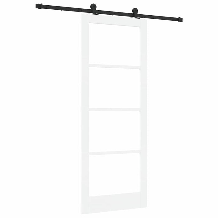 Ușă glisantă ORKDAL Alb și negru 83 x 211 cm - WALTI WALTI