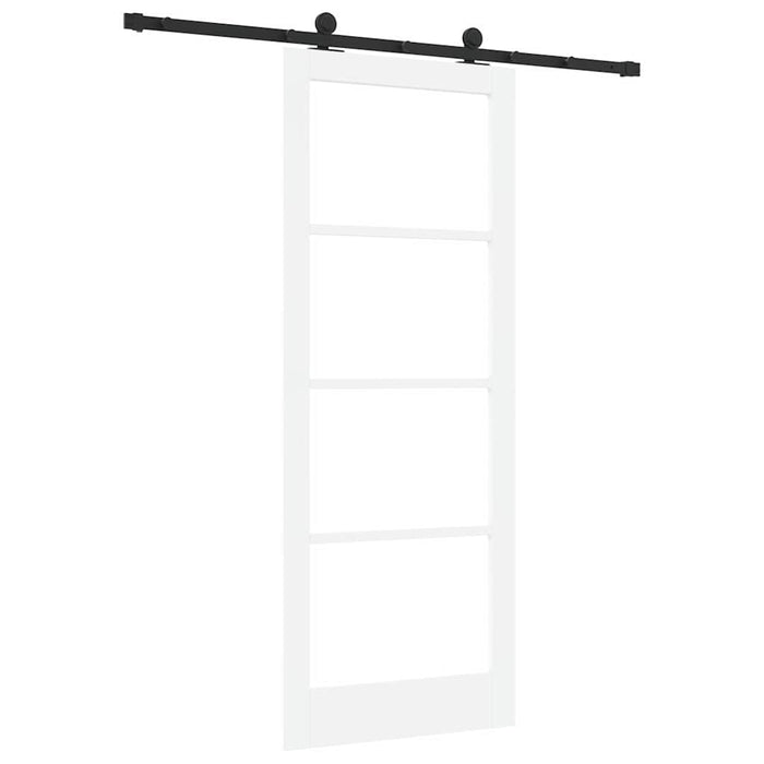 Ușă glisantă ORKDAL Alb și negru 83 x 211 cm - WALTI WALTI