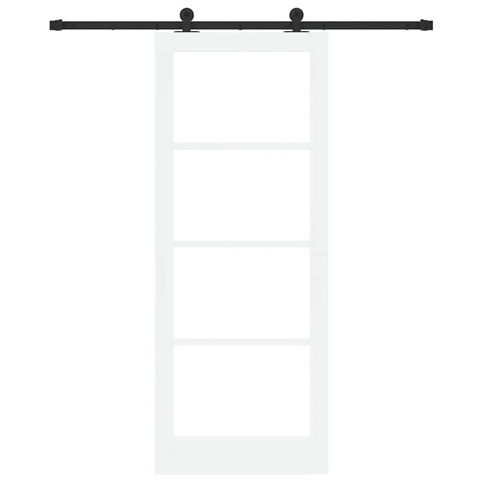 Ușă glisantă ORKDAL Alb și negru 83 x 211 cm - WALTI WALTI