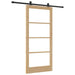 Ușă glisantă ORKDAL Natural și Negru 93 x 202 cm - WALTI WALTI