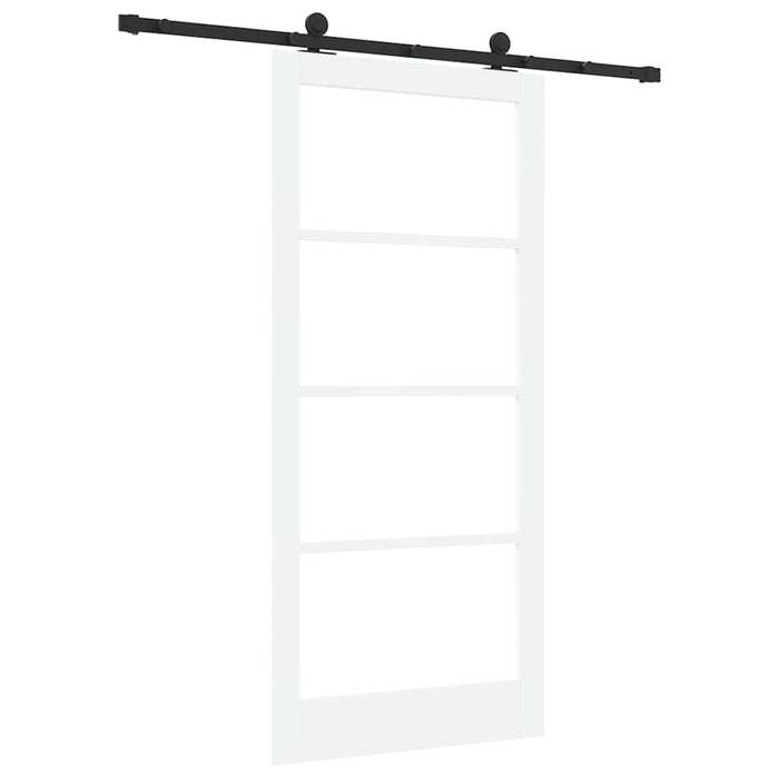 Ușă glisantă ORKDAL Alb și negru 93 x 202 cm - WALTI WALTI