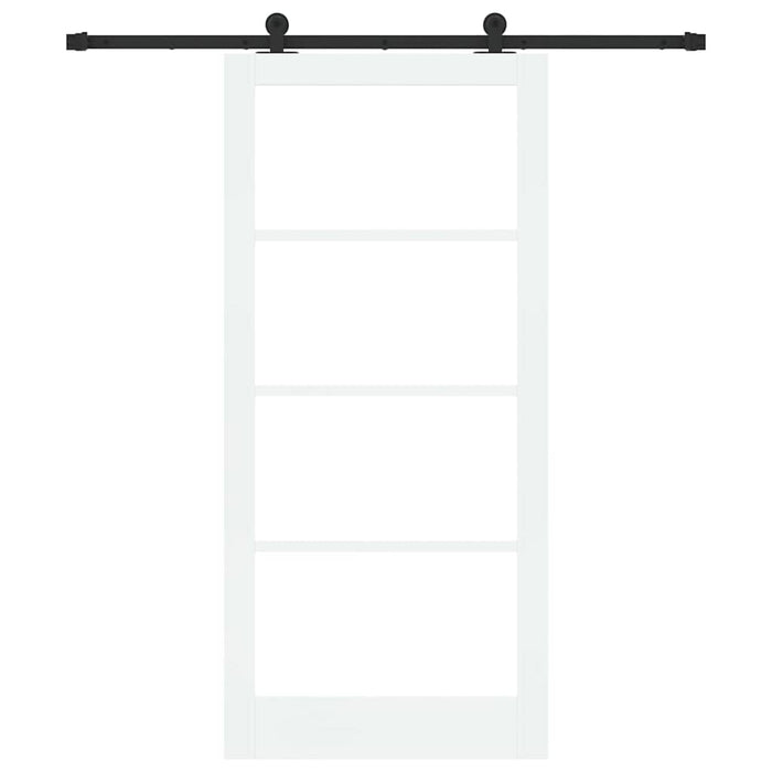 Ușă glisantă ORKDAL Alb și negru 93 x 202 cm - WALTI WALTI