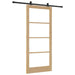 Ușă glisantă ORKDAL Natural și Negru 93 x 211 cm - WALTI WALTI