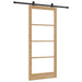 Ușă glisantă ORKDAL Natural și Negru 93 x 211 cm - WALTI WALTI