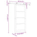 Ușă glisantă ORKDAL Natural și Negru 93 x 211 cm - WALTI WALTI