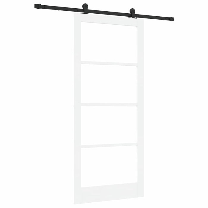 Ușă glisantă ORKDAL Alb și negru 93 x 211 cm - WALTI WALTI