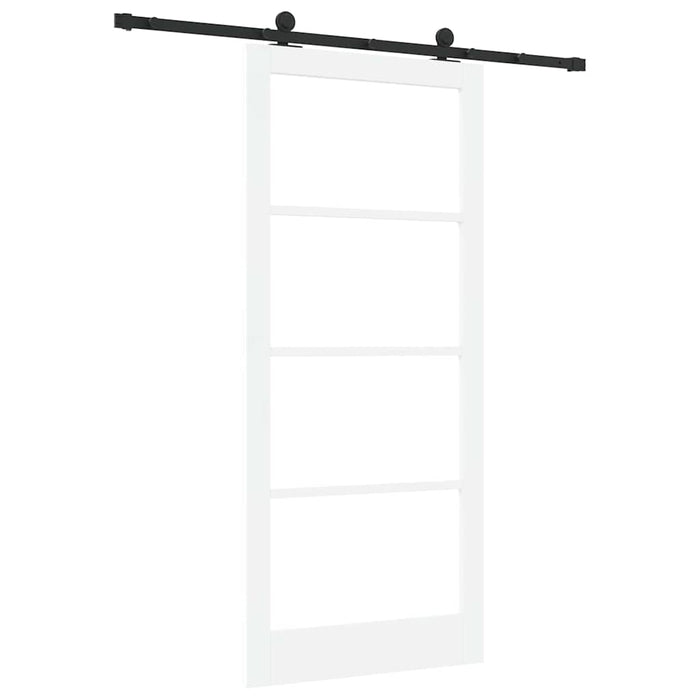 Ușă glisantă ORKDAL Alb și negru 93 x 211 cm - WALTI WALTI