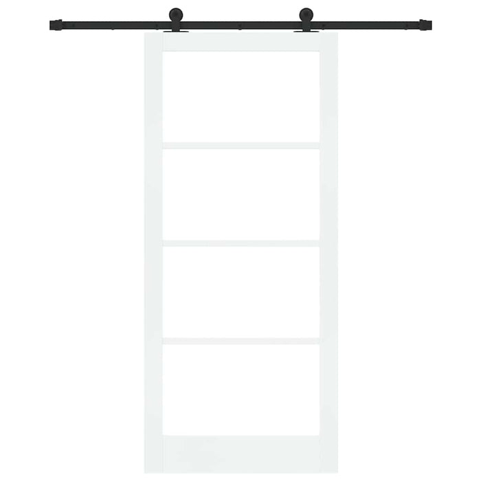 Ușă glisantă ORKDAL Alb și negru 93 x 211 cm - WALTI WALTI