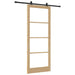 Ușă glisantă ORKDAL Natural și Negru 93 x 232 cm - WALTI WALTI