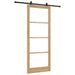 Ușă glisantă ORKDAL Natural și Negru 93 x 232 cm - WALTI WALTI