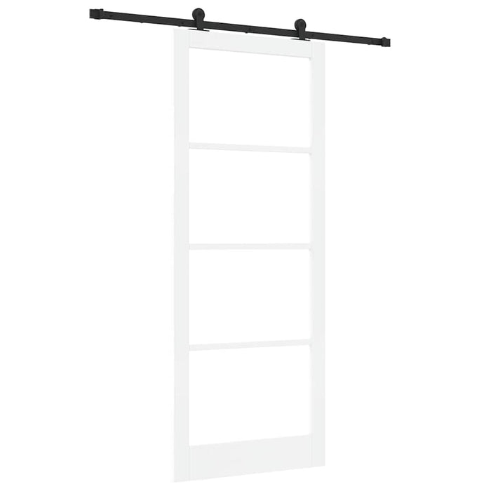Ușă glisantă ORKDAL Alb și negru 93 x 232 cm - WALTI WALTI