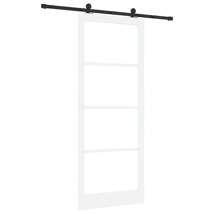Ușă glisantă ORKDAL Alb și negru 93 x 232 cm - WALTI WALTI