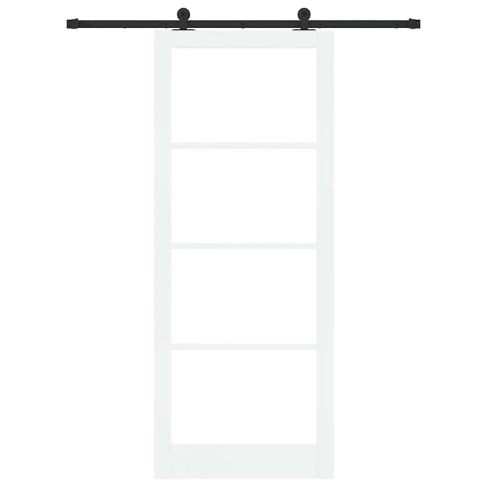 Ușă glisantă ORKDAL Alb și negru 93 x 232 cm - WALTI WALTI