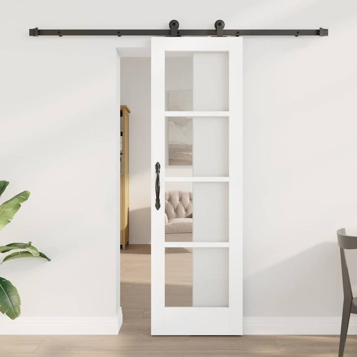 Ușă glisantă ORKDAL Alb și negru 61 x 198,5 cm - WALTI WALTI