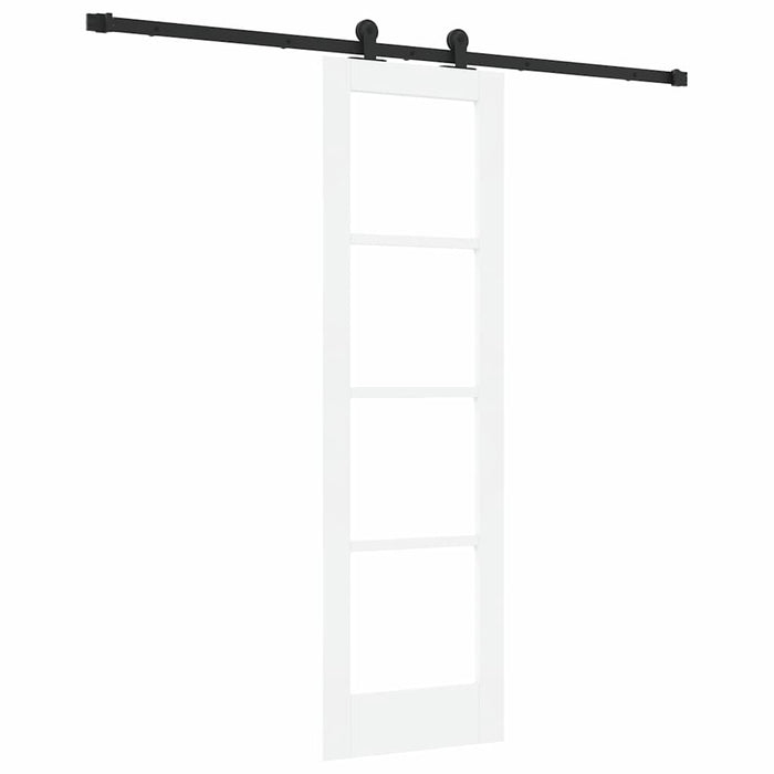 Ușă glisantă ORKDAL Alb și negru 61 x 198,5 cm - WALTI WALTI