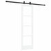 Ușă glisantă ORKDAL Alb și negru 61 x 198,5 cm - WALTI WALTI