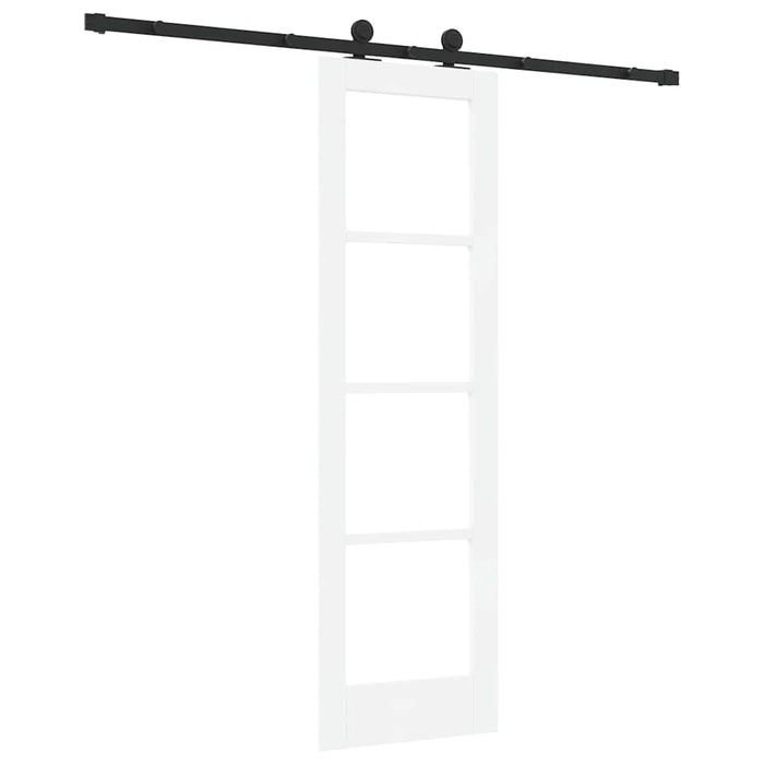 Ușă glisantă ORKDAL Alb și negru 61 x 198,5 cm - WALTI WALTI