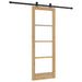 Ușă glisantă ORKDAL Natural și Negru 73,5 x 198,5 cm - WALTI WALTI