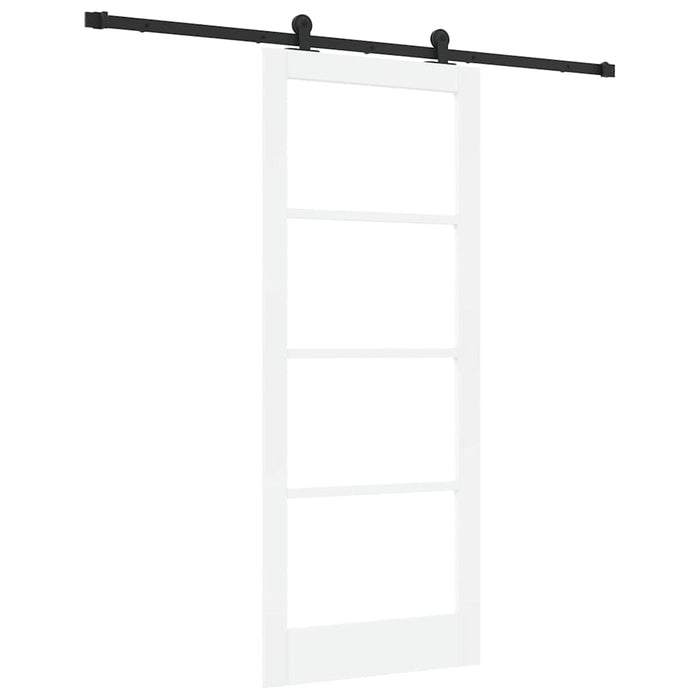 Ușă glisantă ORKDAL Alb și negru 83 x 202 cm - WALTI WALTI