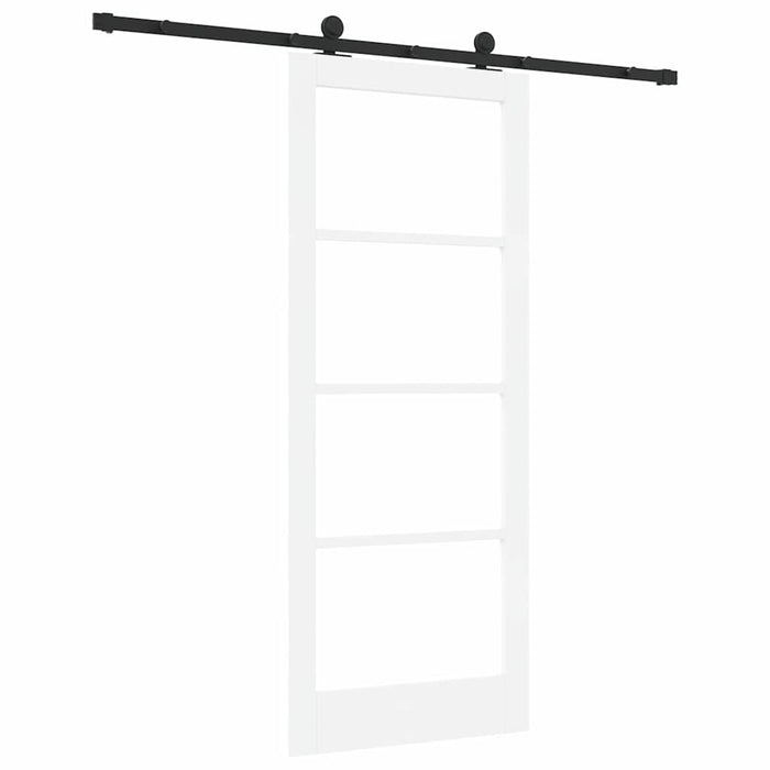 Ușă glisantă ORKDAL Alb și negru 83 x 202 cm - WALTI WALTI