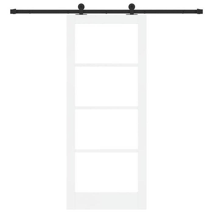 Ușă glisantă ORKDAL Alb și negru 83 x 202 cm - WALTI WALTI