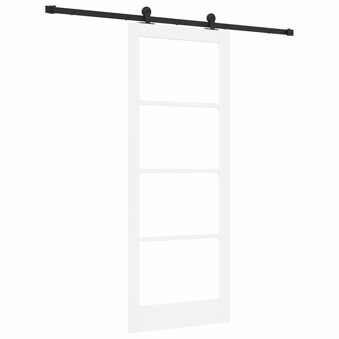 Ușă glisantă ORKDAL Alb și negru 83 x 211 cm - WALTI WALTI