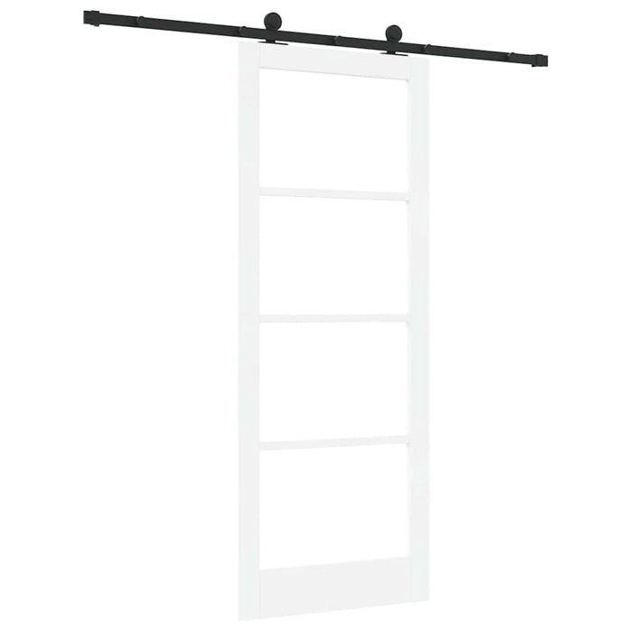 Ușă glisantă ORKDAL Alb și negru 83 x 211 cm - WALTI WALTI