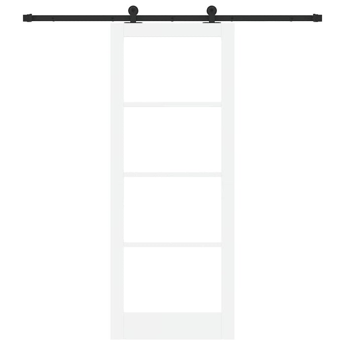 Ușă glisantă ORKDAL Alb și negru 83 x 211 cm - WALTI WALTI