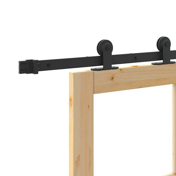 Ușă glisantă ORKDAL Natural și Negru 93 x 202 cm - WALTI WALTI