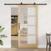Ușă glisantă ORKDAL Natural și Negru 93 x 202 cm - WALTI WALTI
