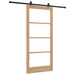 Ușă glisantă ORKDAL Natural și Negru 93 x 202 cm - WALTI WALTI