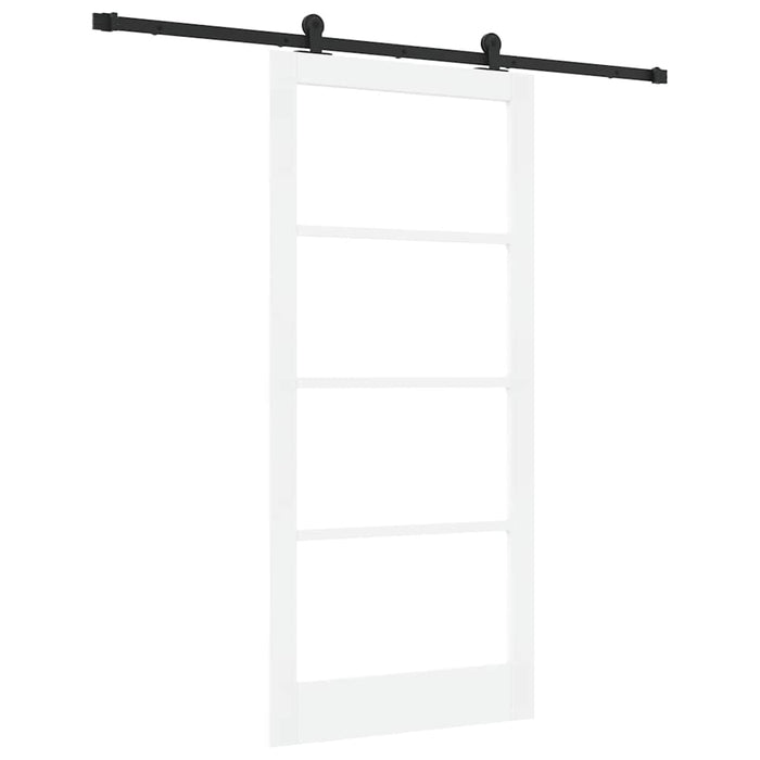 Ușă glisantă ORKDAL Alb și negru 93 x 202 cm - WALTI WALTI