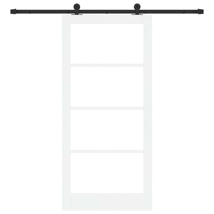 Ușă glisantă ORKDAL Alb și negru 93 x 202 cm - WALTI WALTI
