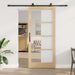 Ușă glisantă ORKDAL Natural și Negru 93 x 211 cm - WALTI WALTI