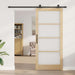 Ușă glisantă ORKDAL Natural și Negru 93 x 211 cm - WALTI WALTI